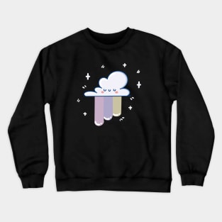 kawaii rainbow Crewneck Sweatshirt